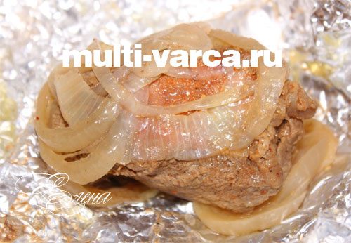 яловичина в мультиварці цілим шматком