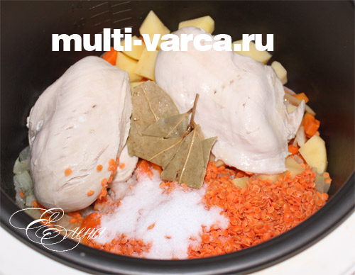 курячий суп у мультиварці