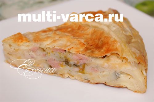 Ледачий пиріг у мультиварці