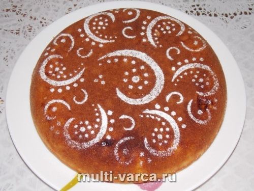 Пиріг із персиками