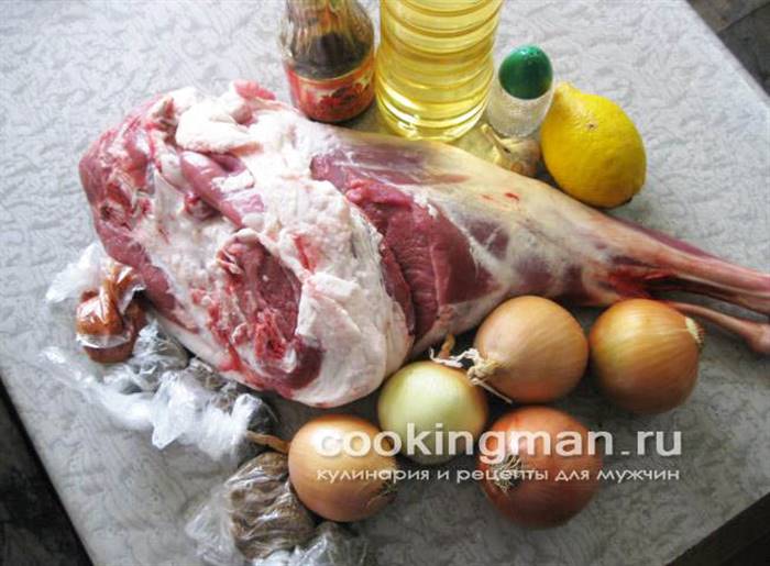 рецепт шашлику з баранини