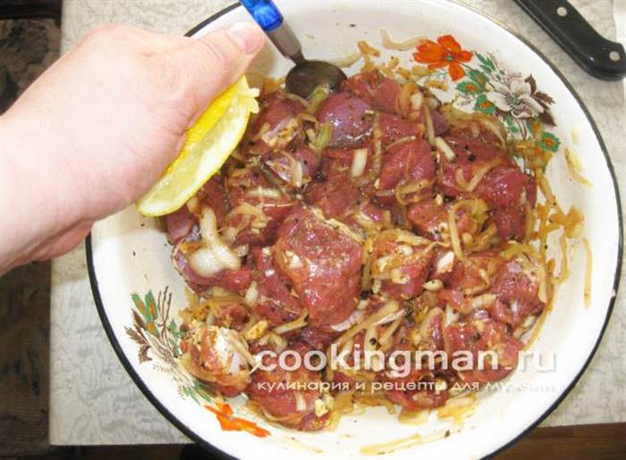 як приготувати шашлик з баранини