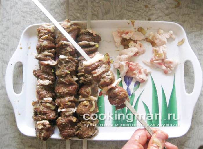 рецепт шашлику з баранини