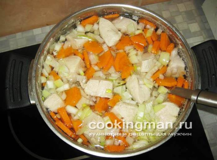 рецепт супу з курки